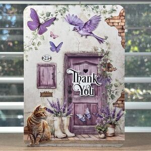 Handmade Thank You Greeting Card